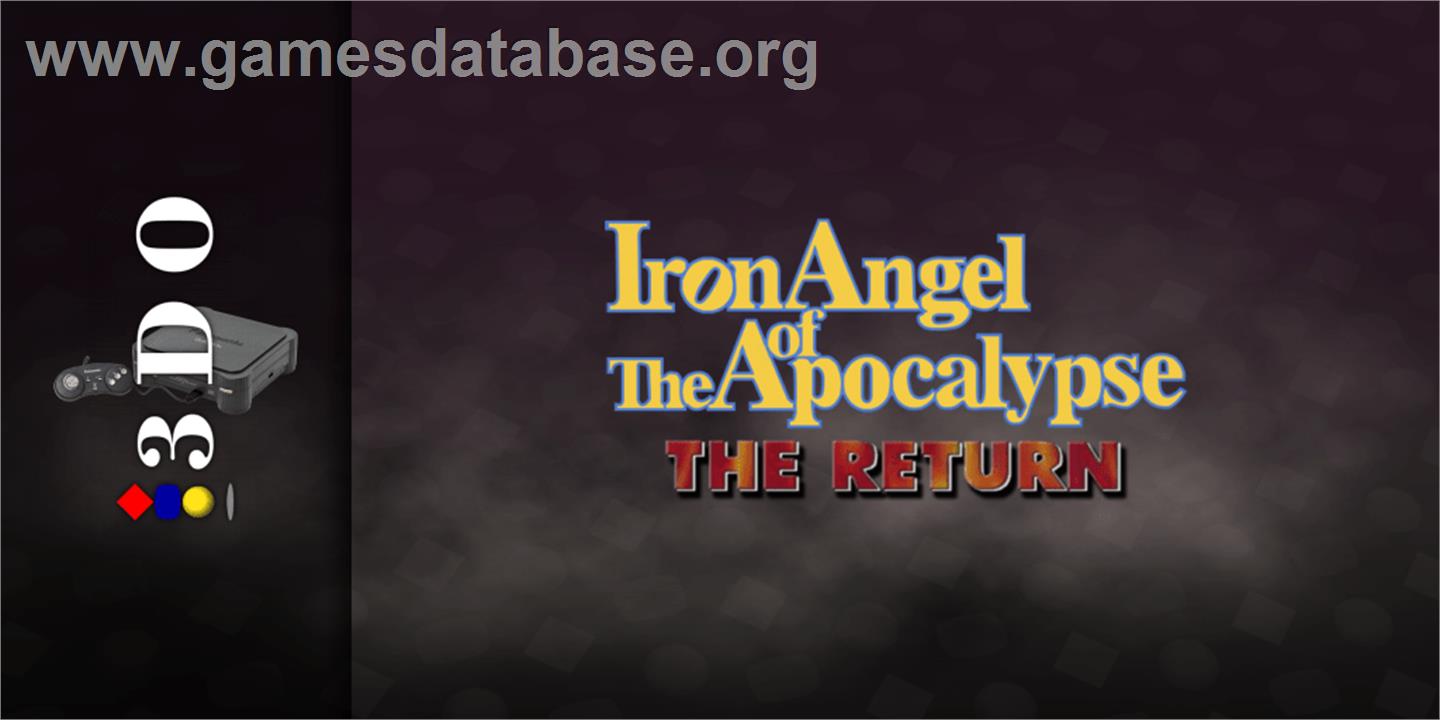 Iron Angel Of The Apocalypse - The Return - Panasonic 3DO - Artwork - Marquee