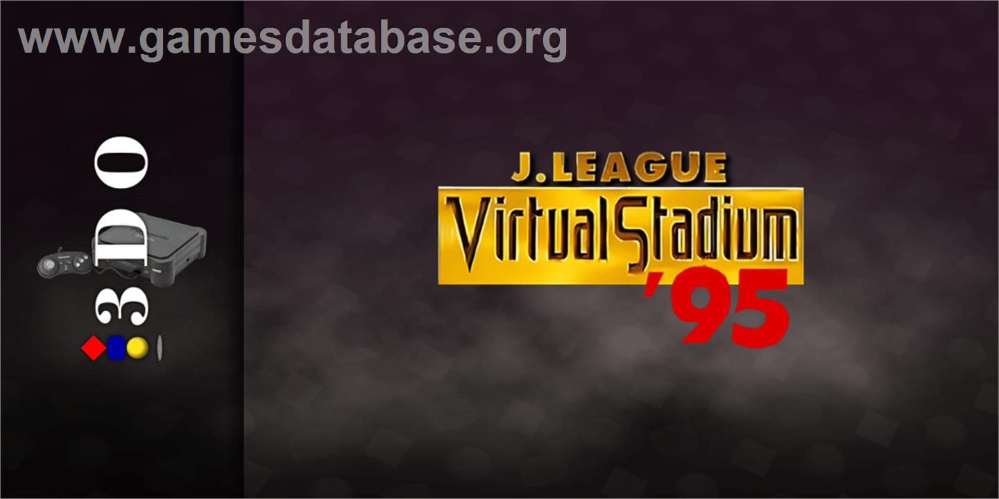 J.League Virtual Stadium '95 - Panasonic 3DO - Artwork - Marquee