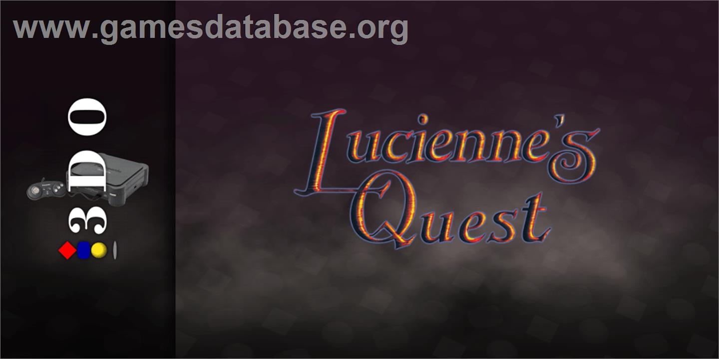 Lucienne's Quest - Panasonic 3DO - Artwork - Marquee