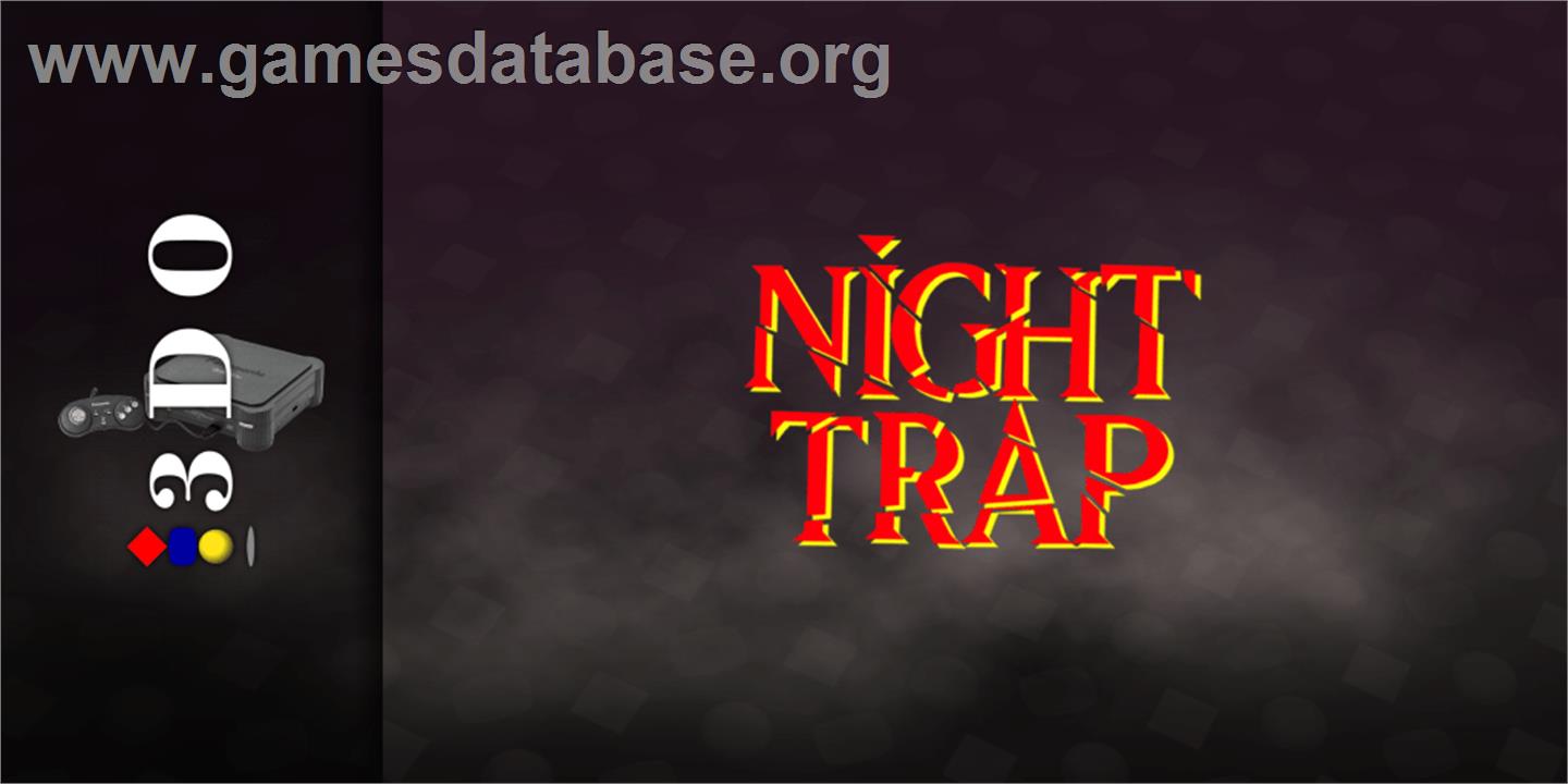 Night Trap - Panasonic 3DO - Artwork - Marquee