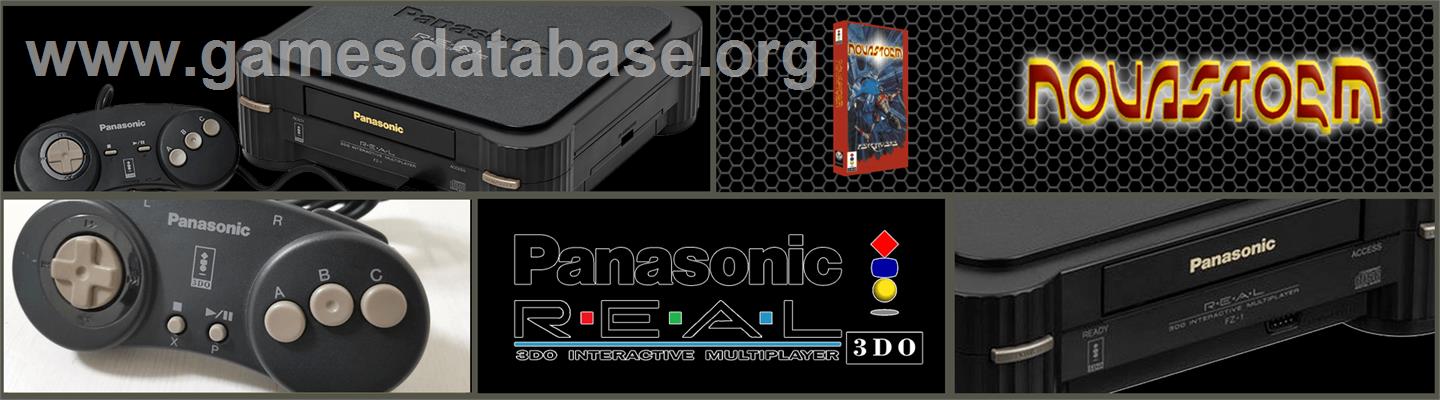 Novastorm - Panasonic 3DO - Artwork - Marquee