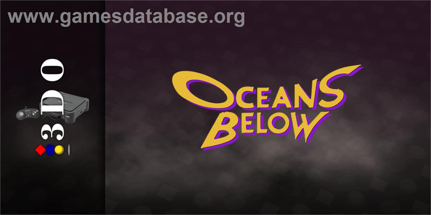 Oceans Below - Panasonic 3DO - Artwork - Marquee