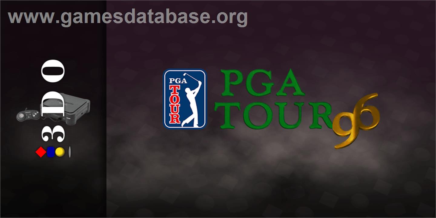 Pga Tour 96 - Panasonic 3DO - Artwork - Marquee