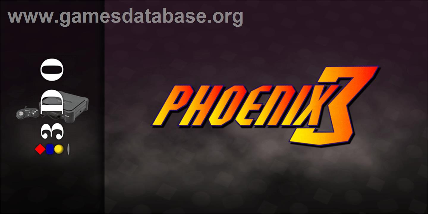 Phoenix 3 - Panasonic 3DO - Artwork - Marquee