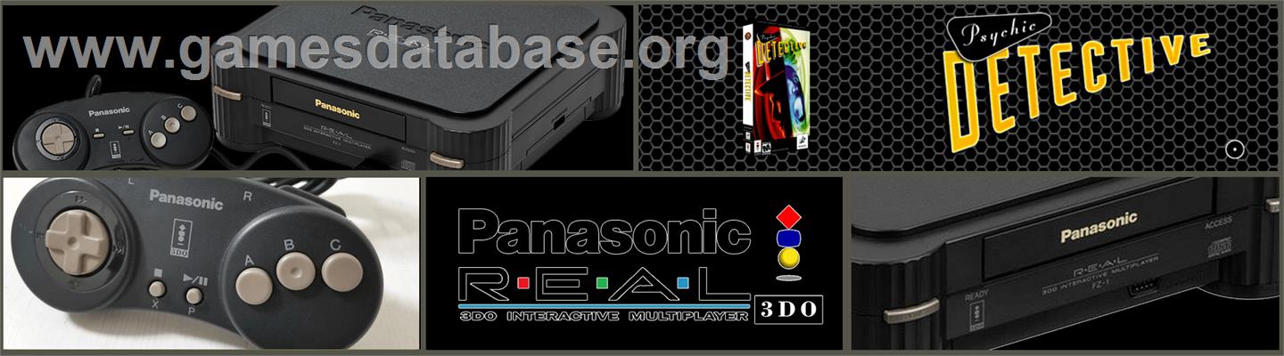 Psychic Detective - Panasonic 3DO - Artwork - Marquee