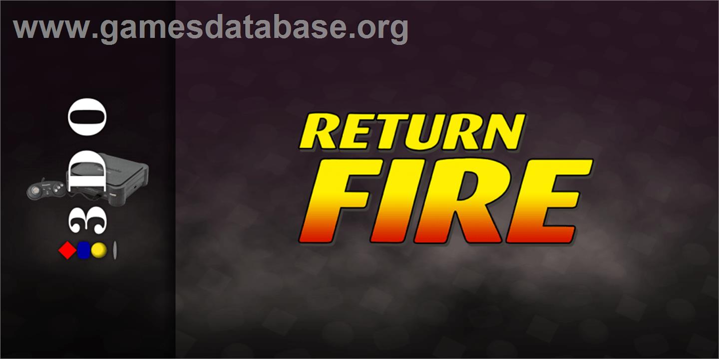 Return Fire - Panasonic 3DO - Artwork - Marquee