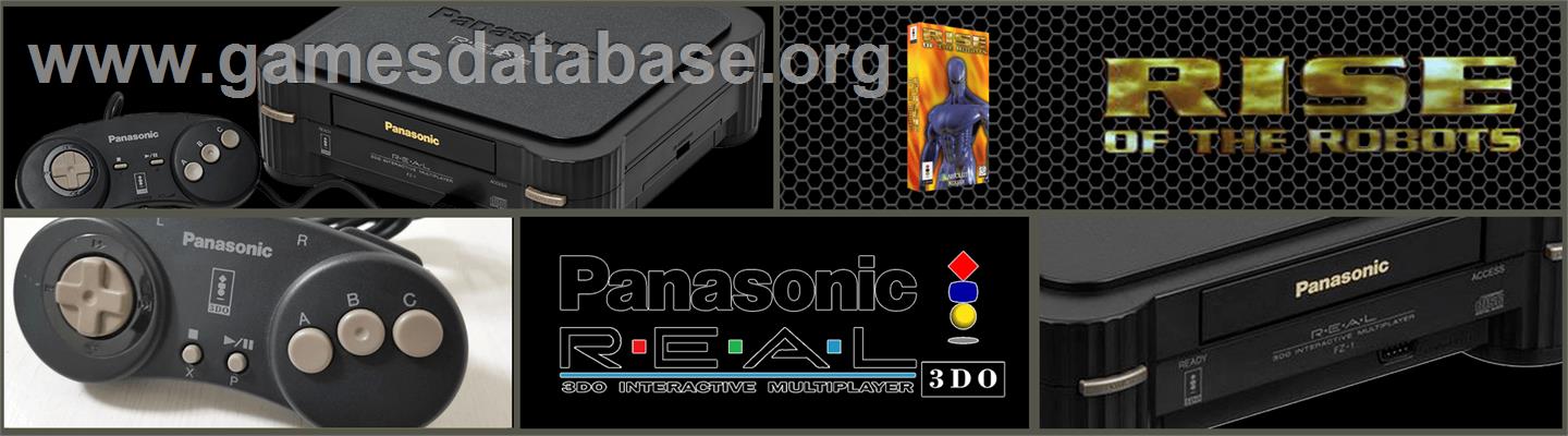 Rise of the Robots - Panasonic 3DO - Artwork - Marquee