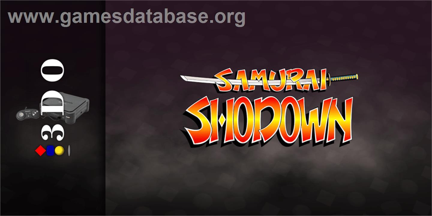 Samurai Shodown - Panasonic 3DO - Artwork - Marquee