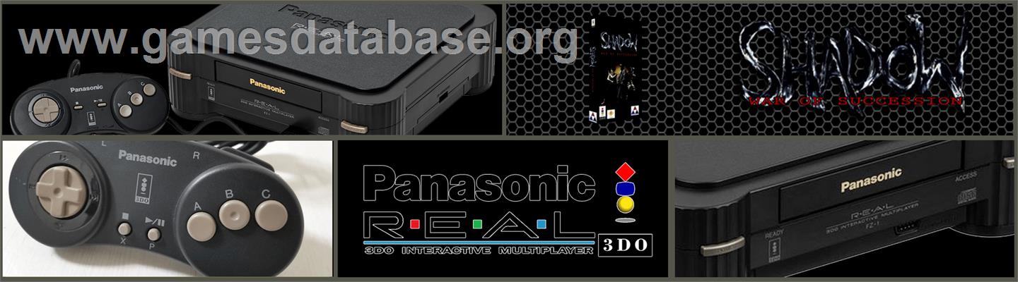 Shadow: War of Succession - Panasonic 3DO - Artwork - Marquee