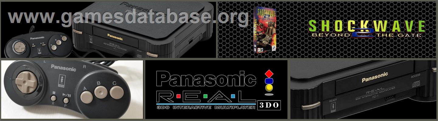 Shock Wave 2: Beyond the Gate - Panasonic 3DO - Artwork - Marquee