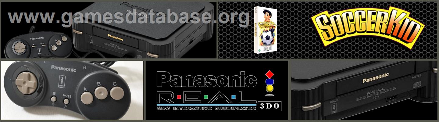 Soccer Kid - Panasonic 3DO - Artwork - Marquee