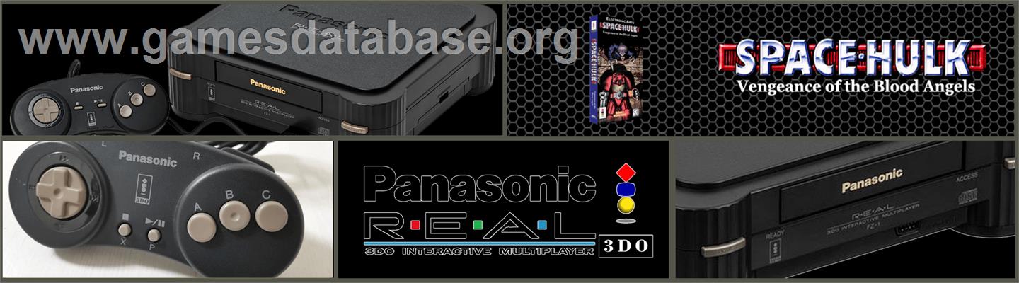 Space Hulk: Vengeance of the Blood Angels - Panasonic 3DO - Artwork - Marquee