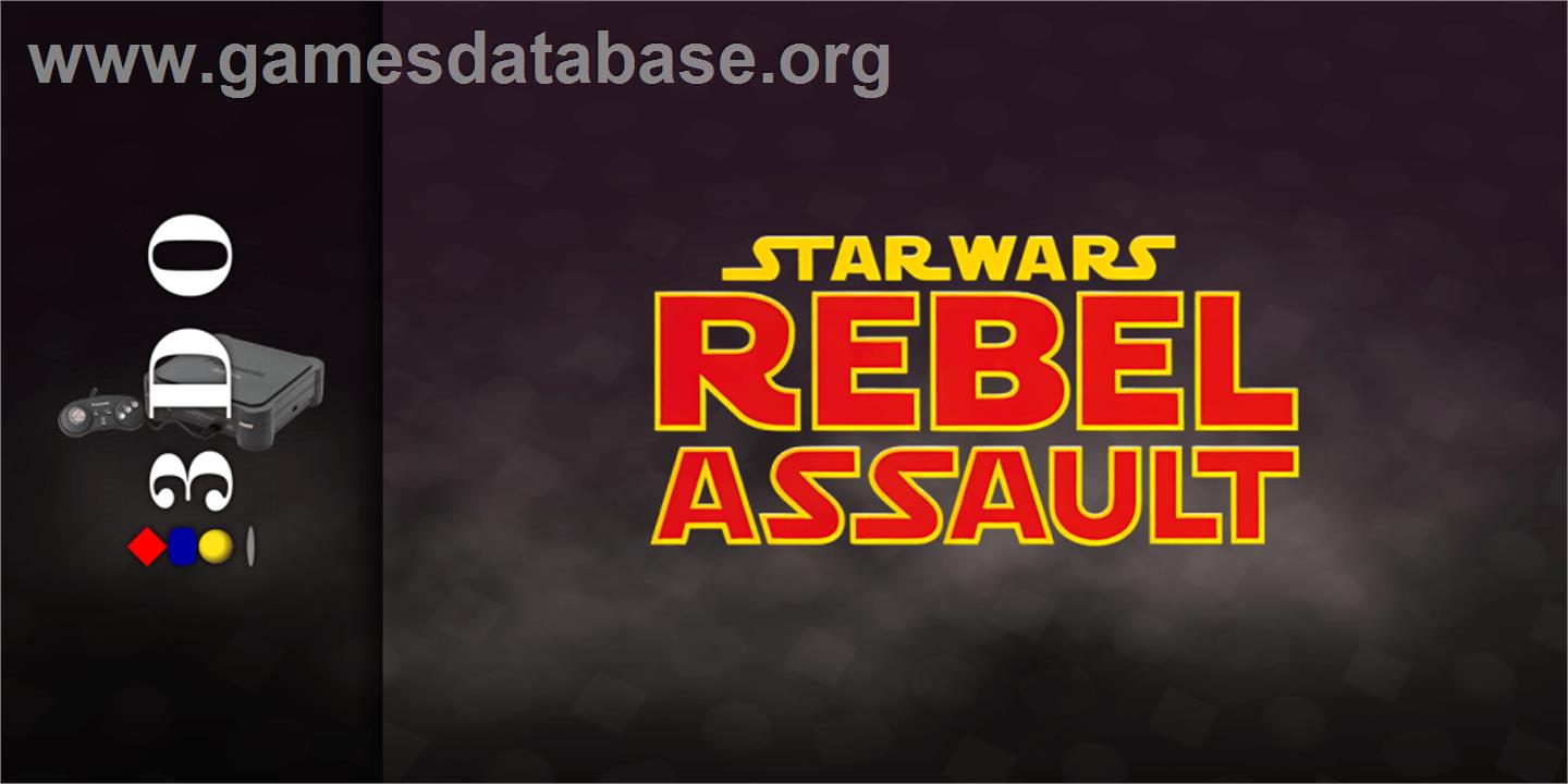 Star Wars - Rebel Assault - Panasonic 3DO - Artwork - Marquee