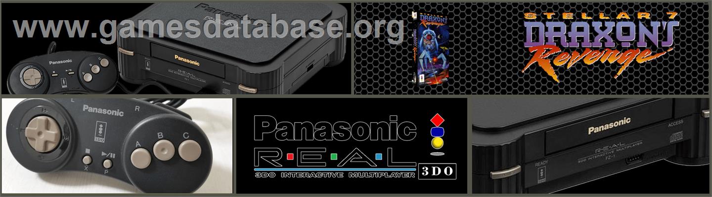 Stellar 7: Draxon's Revenge - Panasonic 3DO - Artwork - Marquee