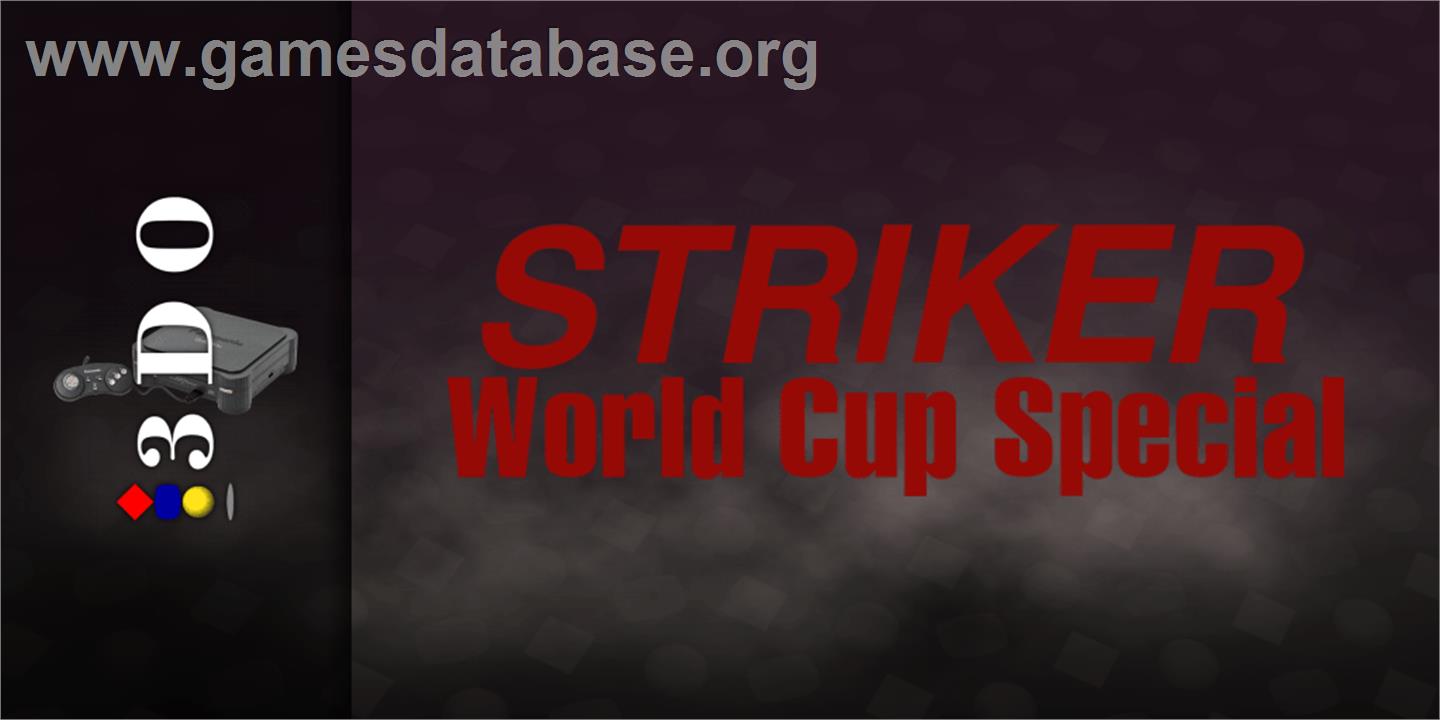 Striker - World Cup Special - Panasonic 3DO - Artwork - Marquee