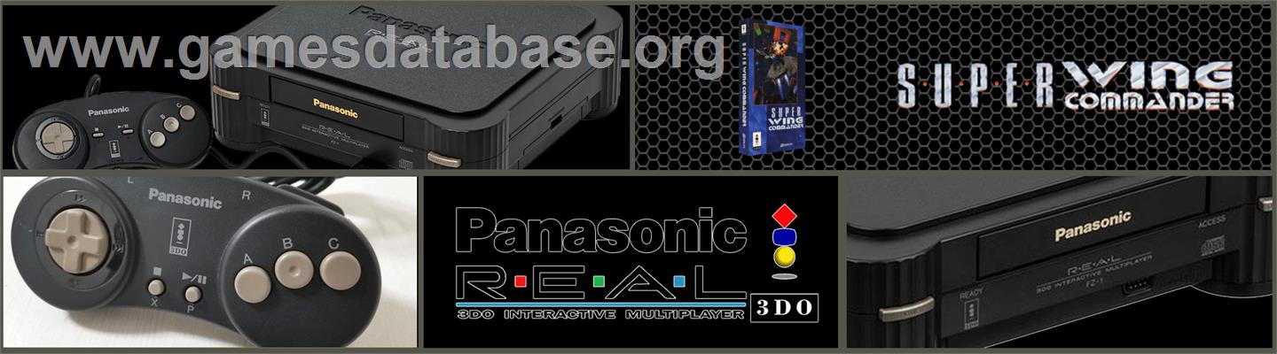 Super Wing Commander - Panasonic 3DO - Artwork - Marquee