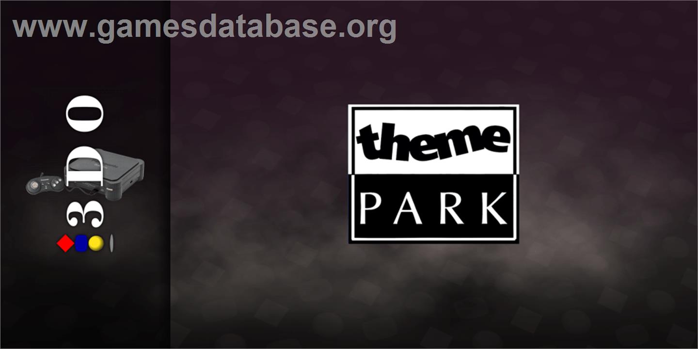 Theme Park - Panasonic 3DO - Artwork - Marquee