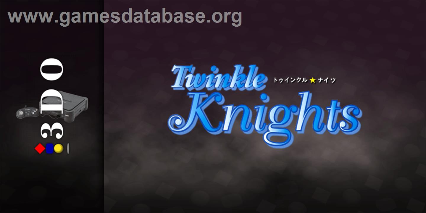 Twinkle Knights - Panasonic 3DO - Artwork - Marquee