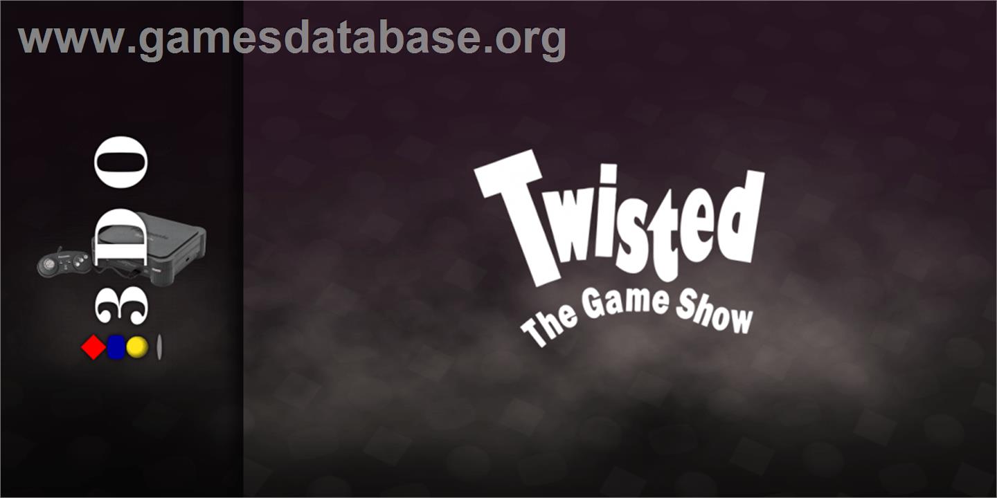 Twisted - The Game Show - Panasonic 3DO - Artwork - Marquee