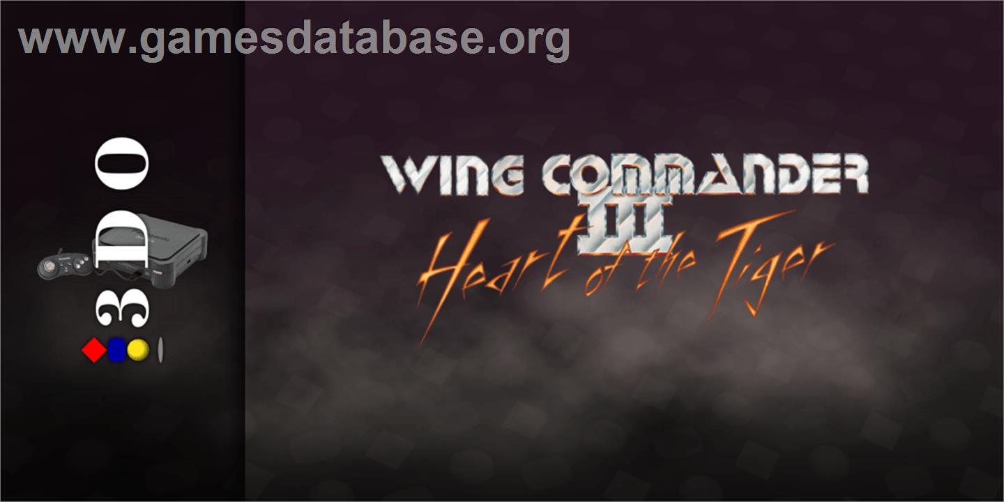 Wing Commander 3 - Heart Of The Tiger - Panasonic 3DO - Artwork - Marquee