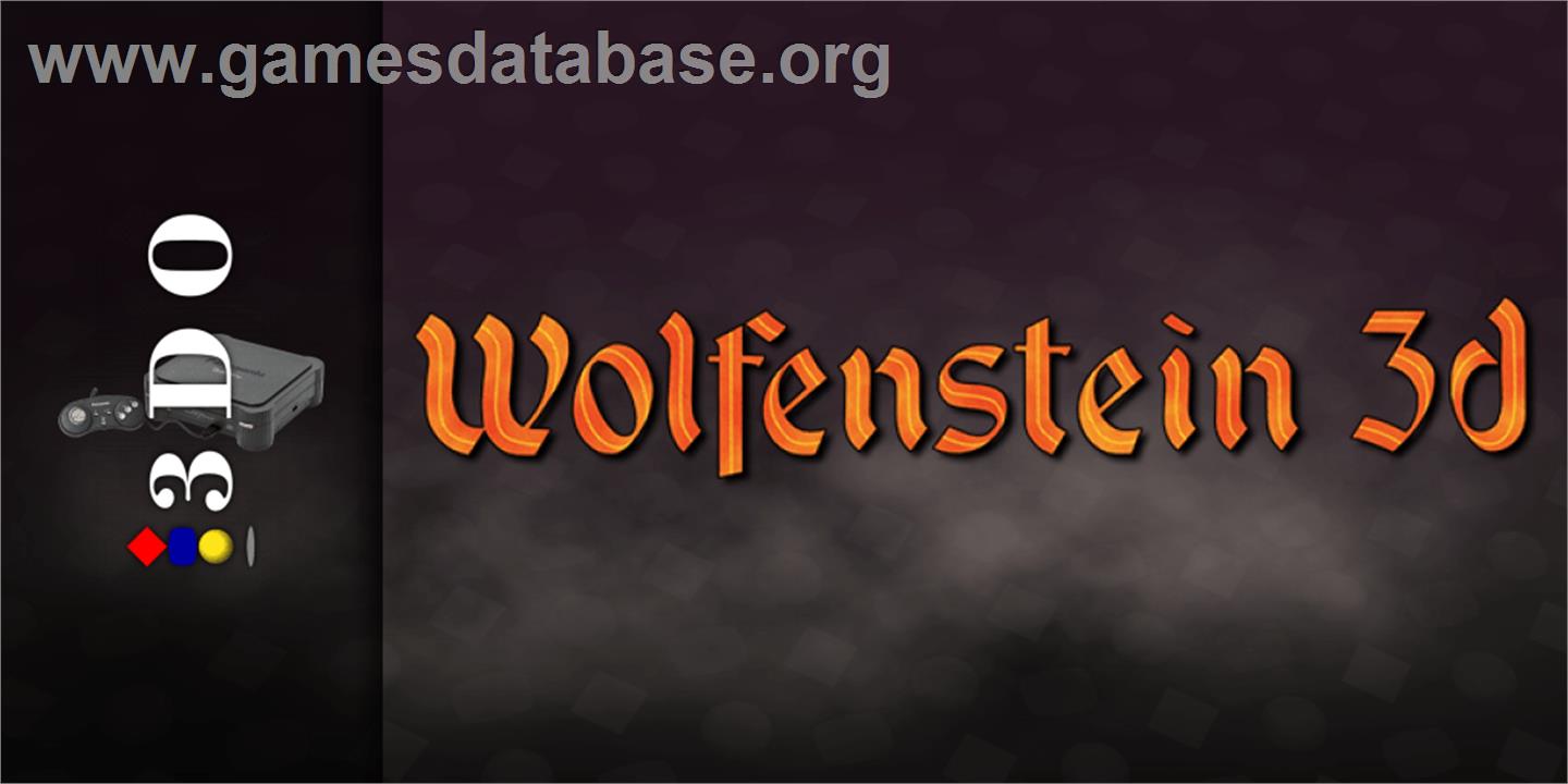 Wolfenstein 3D - Panasonic 3DO - Artwork - Marquee