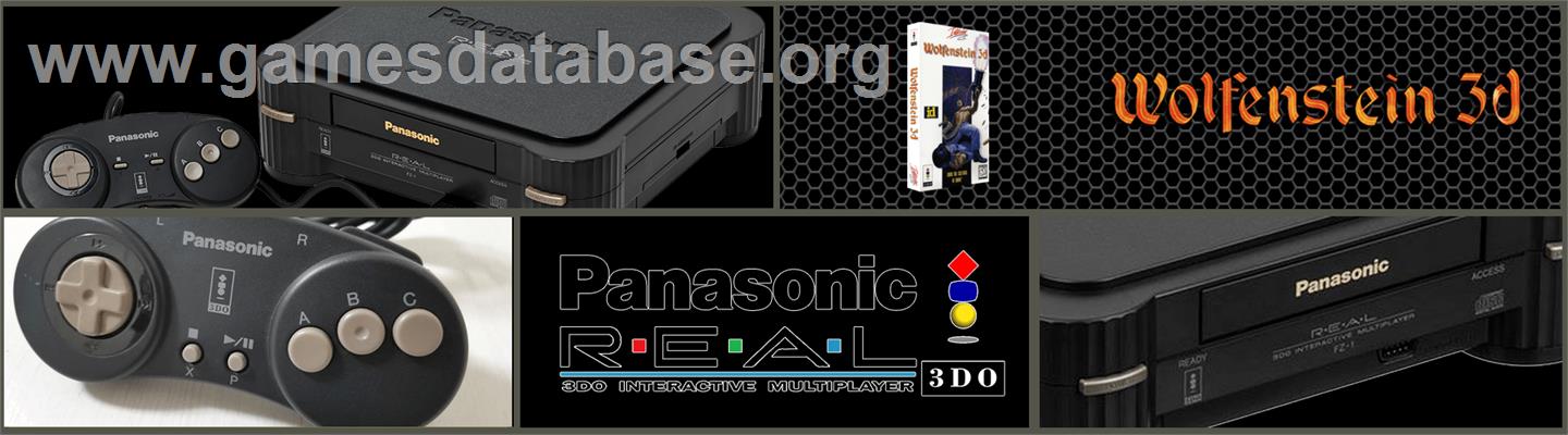 Wolfenstein 3D - Panasonic 3DO - Artwork - Marquee