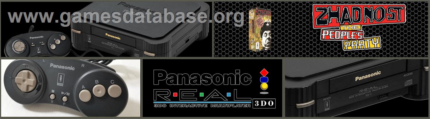 Zhadnost: The People's Party - Panasonic 3DO - Artwork - Marquee