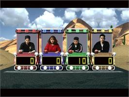 In game image of Bakushou!! All Yoshimoto Quiz Ou Ketteisen on the Panasonic 3DO.