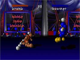 In game image of Ballz - The Director's Cut on the Panasonic 3DO.