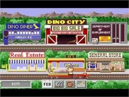 In game image of Dinopark Tycoon on the Panasonic 3DO.
