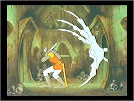 In game image of Dragon's Lair on the Panasonic 3DO.
