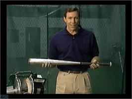 In game image of ESPN Baseball : Interactive Hitting on the Panasonic 3DO.
