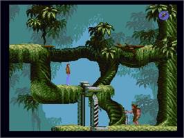 In game image of Flashback on the Panasonic 3DO.