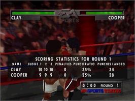 In game image of Foes Of Ali on the Panasonic 3DO.