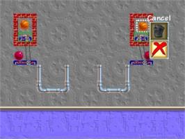 In game image of Incredible Machine, The on the Panasonic 3DO.