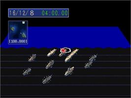 In game image of Konpeki No Kantai on the Panasonic 3DO.
