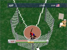 In game image of Olympic Games: Atlanta 1996 on the Panasonic 3DO.