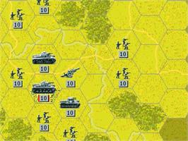 In game image of Panzer General on the Panasonic 3DO.