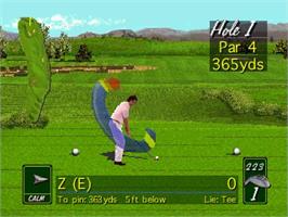In game image of Pga Tour 96 on the Panasonic 3DO.
