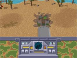 In game image of Return Fire on the Panasonic 3DO.
