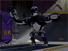 In game image of Rise Of The Robots on the Panasonic 3DO.