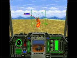 In game image of Scramble Cobra on the Panasonic 3DO.