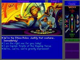 In game image of Star Control 2 on the Panasonic 3DO.