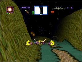 In game image of Total Eclipse on the Panasonic 3DO.