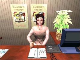 In game image of Yamada Kamachi Bijutsukan - Kamachi's Museum on the Panasonic 3DO.