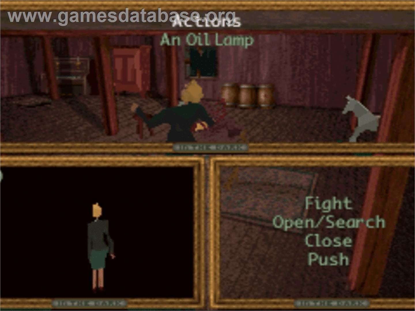 Alone in the Dark - Panasonic 3DO - Artwork - In Game