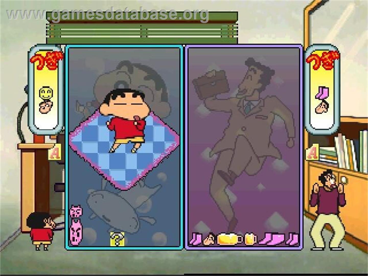 Crayon Shin-chan - Puzzle Daimaou no Nazo - Panasonic 3DO - Artwork - In Game