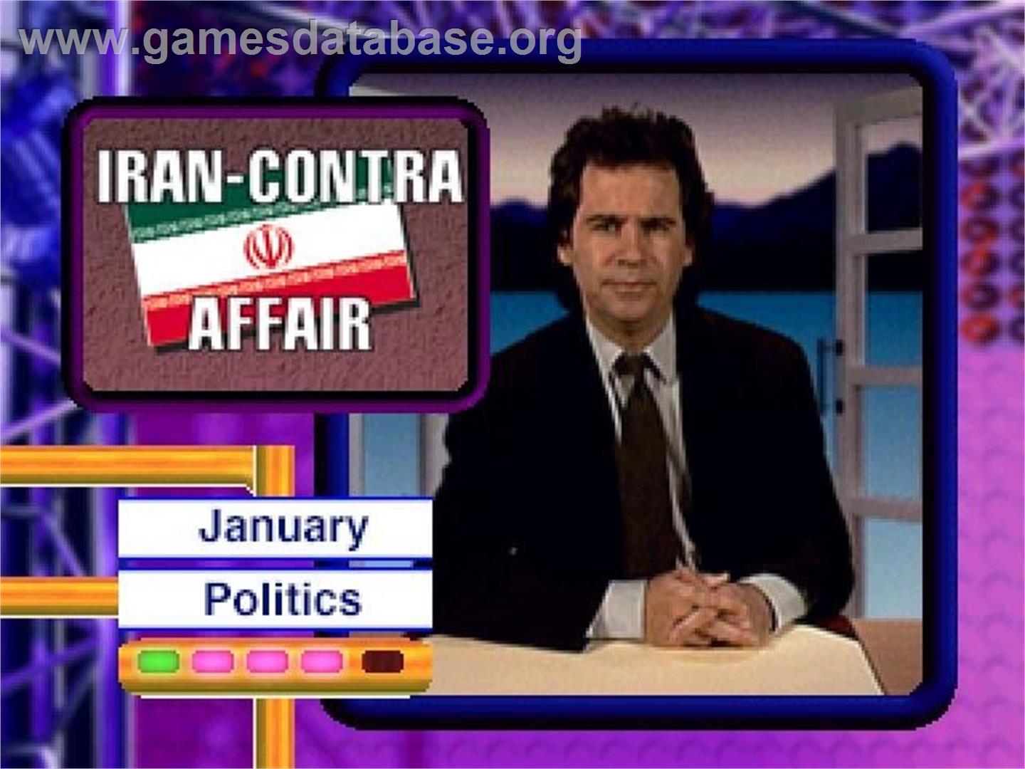 Dennis Miller - That's News to Me - Panasonic 3DO - Artwork - In Game