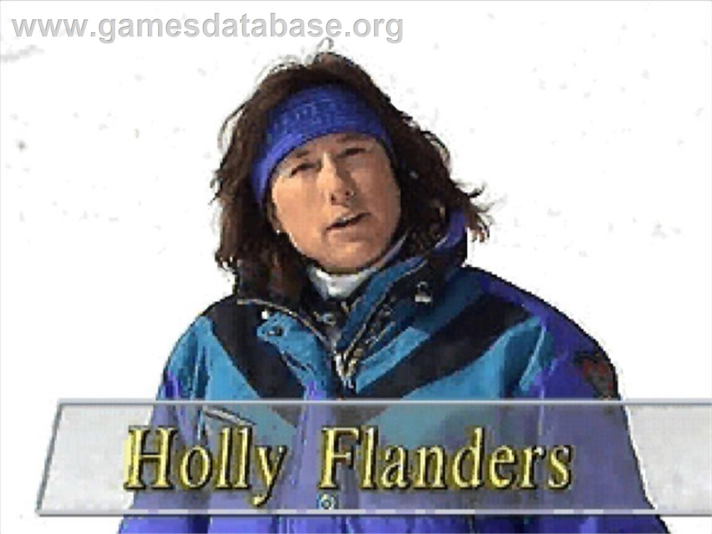 Espn - Let's Go Skiing - Panasonic 3DO - Artwork - In Game