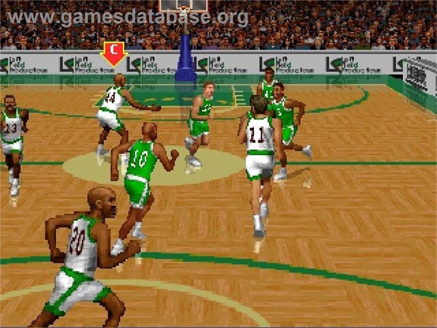 Slam 'n Jam '95 - Panasonic 3DO - Artwork - In Game